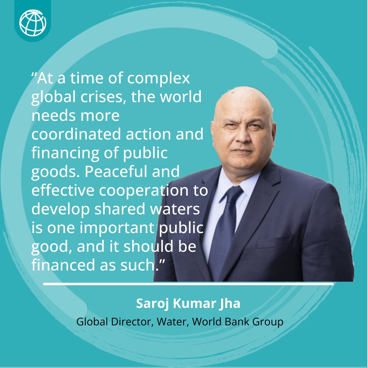 Water knows no borders, and neither should cooperation. Together with partners like @UNECE, @WorldBank is committed to supporting transboundary #water projects that promote peace 🕊️, stability, and sustainable development. wrld.bg/3HQU50RGn91