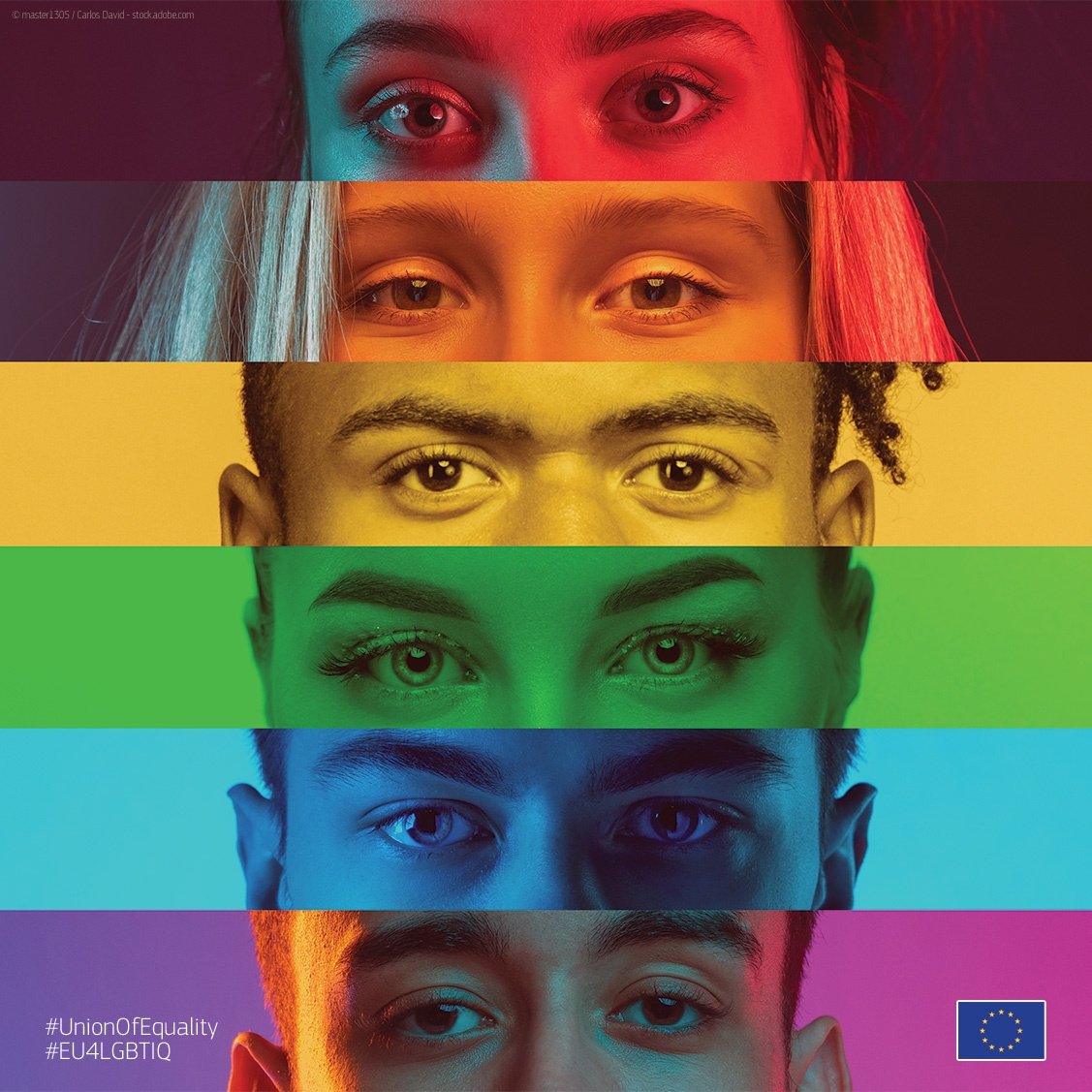 Today and every day: ❤️ We support love 🧡 We defend human rights 💛 We ban discrimination 💚 We ensure safety 💙 We tackle disinformation 💜 We build #UnionOfEquality But our work is not done👉 europa.eu/!Dggw9g #IDAHOT