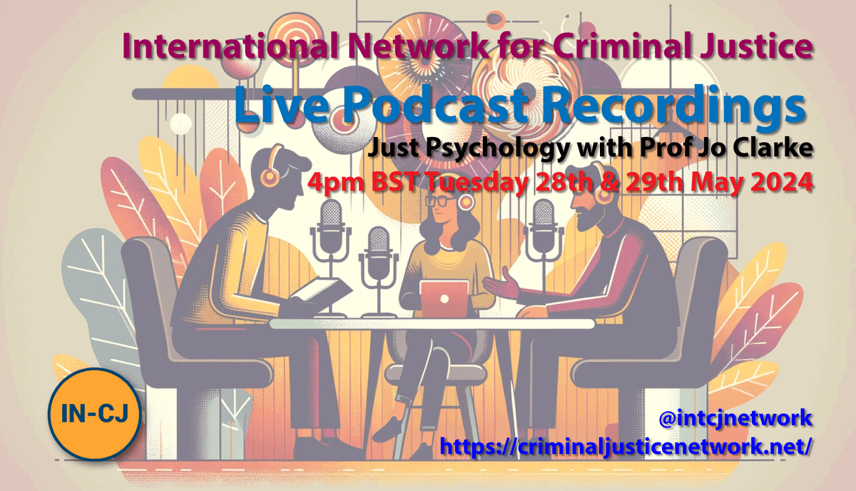 Join us for the #JustPsychology podcast series. We'll be discussing resilience and challenges in prison systems with leading experts. Dates: 28th & 29th May, 4 PM BST. Register to participate and ask questions brownpapertickets.com/event/6321245 #PrisonPsychology #MentalHealth