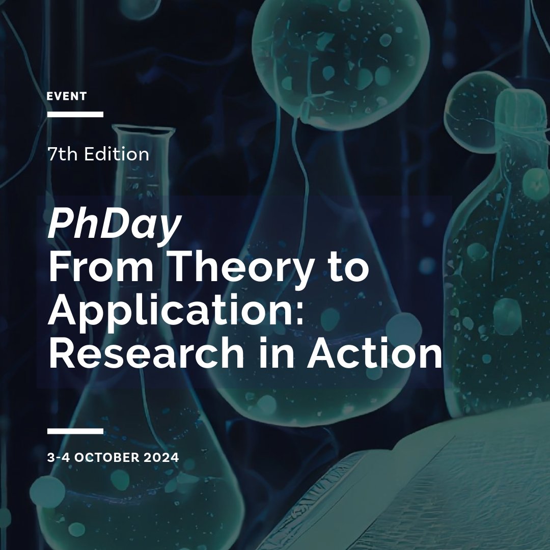 7th PhDay
📅3-4 Oct 
📍i3S
The 7th PhDay is an inspiring 2day event tailored to the i3S #doctoralcommunity, celebrating the symbiosis between theoretical and applied research
Registration/Abstract submission⏰15Aug
➕tinyurl.com/bddw49kf
#i3Sevents #i3Sgraduate #i3Smembersonly
