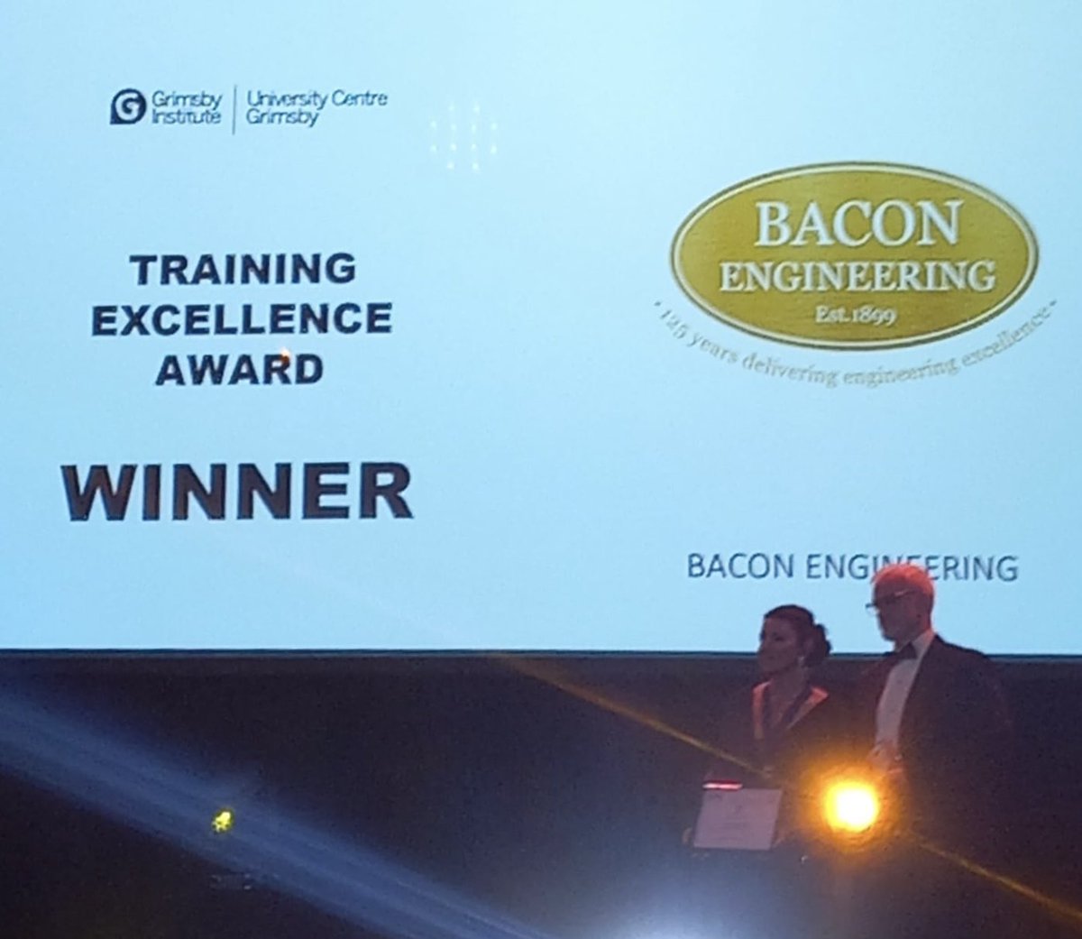We are hugely proud to have won the <a href="/gifhe/">Grimsby Institute</a> Training Excellence Award at last night’s <a href="/hhchamber/">Hull&Humber Chamber</a> <a href="/NLincsBA/">NorthernLincsBA 🏆</a> 2024.

Thank you to all those who worked so hard to put on a great event Anne Tate, the fantastic master of ceremonies <a href="/richardaskam1/">Richard Askam</a> and all the performers!