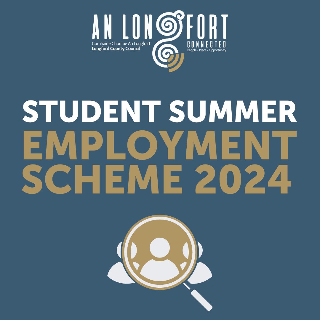 Calling all third-level students ☎️ Longford County Council is recruiting for our Summer Student Employment Scheme 2024! ➡️ bit.ly/LongfordCounty… #Longford #YourCouncil #JobFairy #Vacancy #JoinTheTeam #WeAreHiring