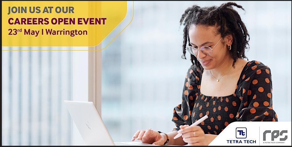 VERCIDA (@vercida_global) on Twitter photo Join πππ and ππππ«π ππππ‘ at their Careers Event on May 23rd in Warrington.
Explore roles in Civil, Mechanical and Electrical Engineering, Wastewater Modelling, and more.ππ
πππ π’π¬πππ« πππ«π: buff.ly/3V3V00f...
#RPS #TetraTech #CareerEvent Join πππ and ππππ«π ππππ‘ at their Careers Event on May 23rd in Warrington.
Explore roles in Civil, Mechanical and Electrical Engineering, Wastewater Modelling, and more.ππ
πππ π’π¬πππ« πππ«π: buff.ly/3V3V00f...
#RPS #TetraTech #CareerEvent