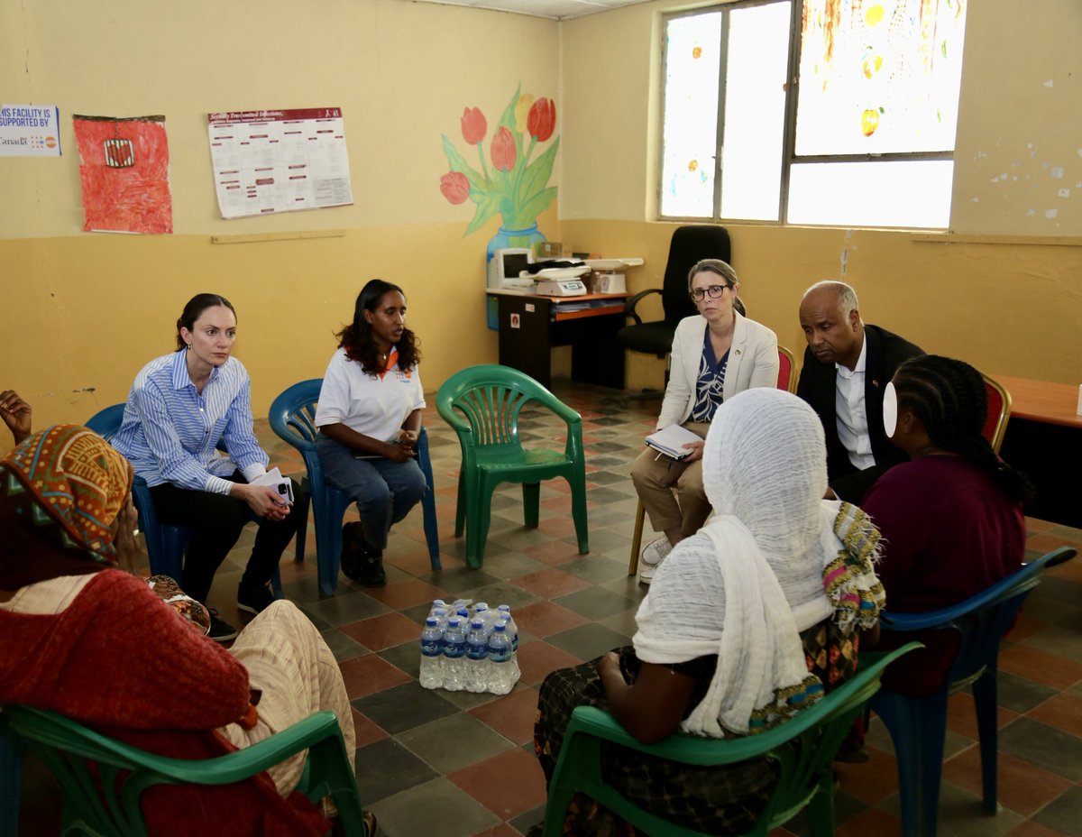 Minister Hussen met with survivors of conflict-related sexual violence in Tigray and heard about their experiences. Justice for survivors is critical. 🇨🇦 is committed to fighting all forms of gender-based violence. 📸Michael Tewelde