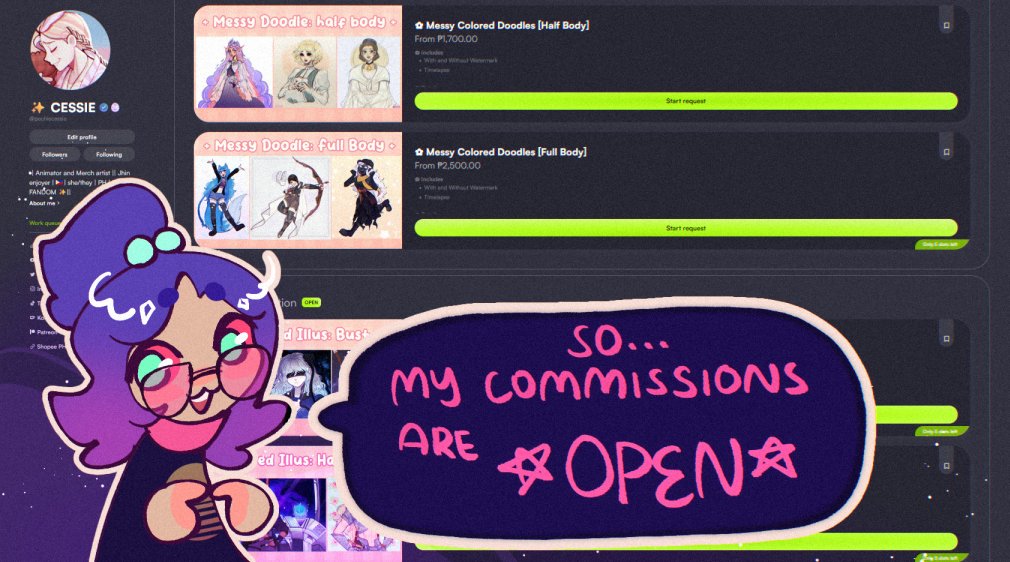 hi!! my commish are finally open via Vgen since i need some funds for school, tuition, and bills (electric bills skyrocketed bc of El Nino season)

RTs and Interactions are highly appreciated (´ ᴗ｀✿)
✿ vgen.co/pechiecessie

#VGenComm #commissionsopen #commissions #commstwt