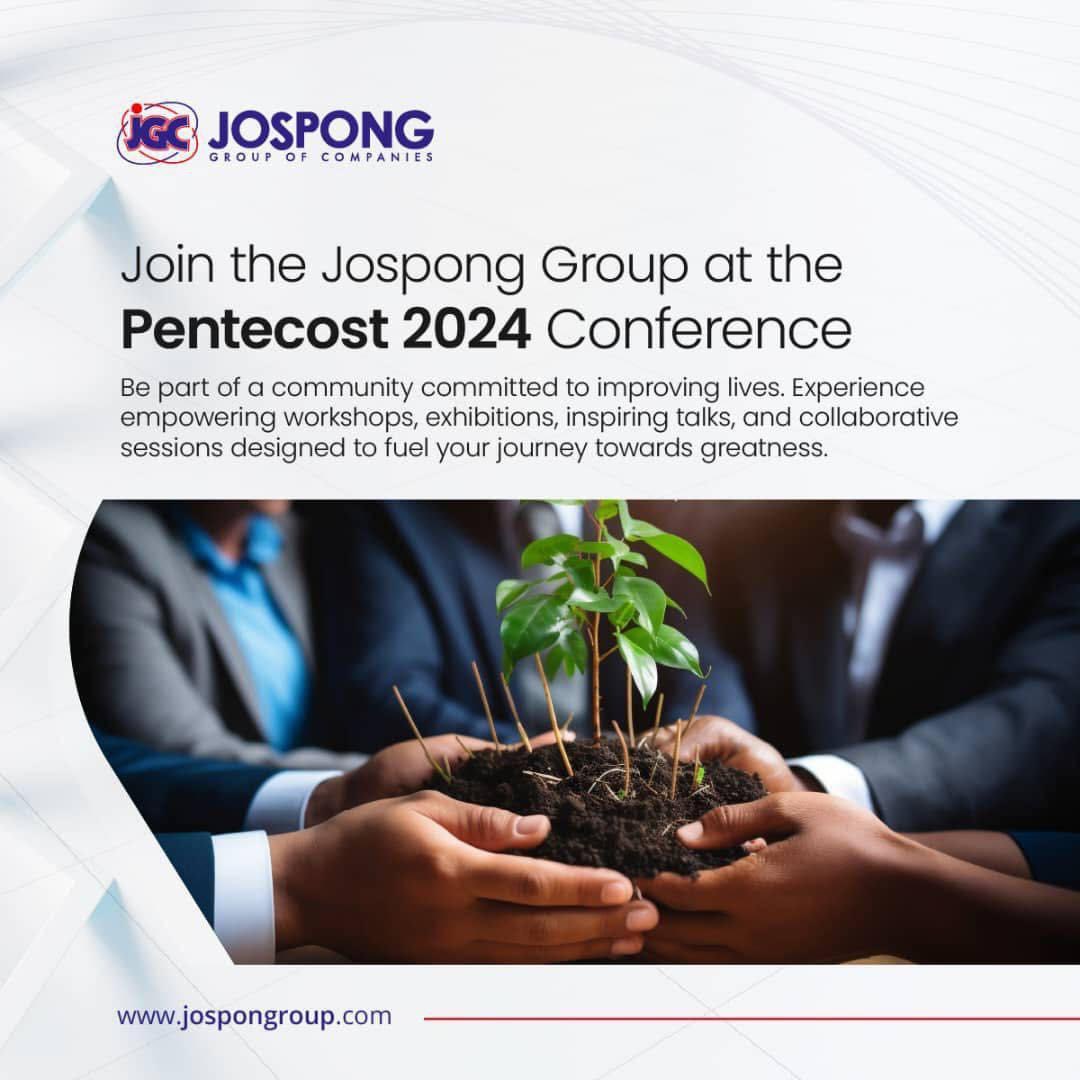 Join @thejospongroup at the  #Pentecost2024 Conference.  
This group is committed to improving the lives of people.
#improvinglives #kasoa