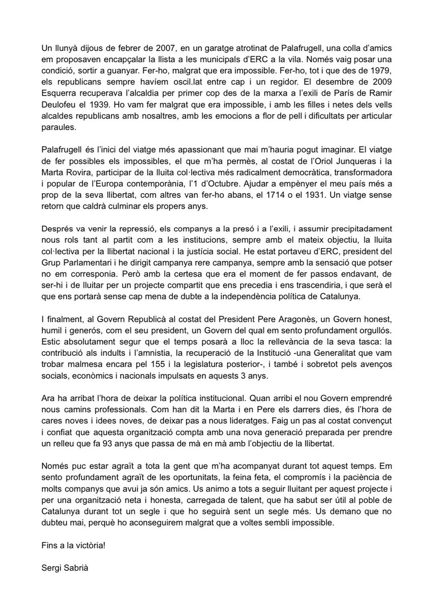 Fins a la victòria!