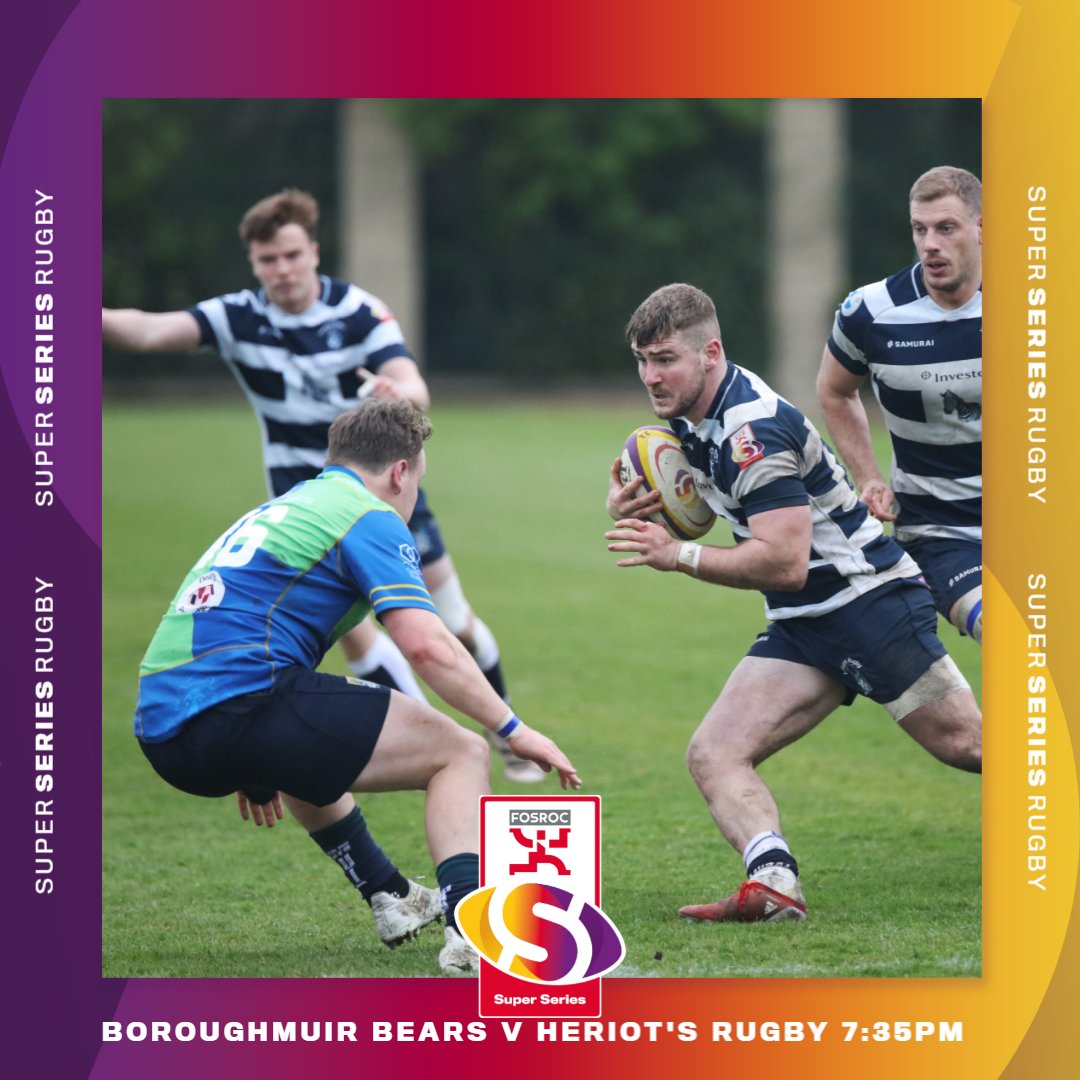 📺 Catch this evenings game between @HeriotsRugby & @MuirBears live on ScottishRugby.org 🔗 scottishrugby.org/fanzone/fosroc…