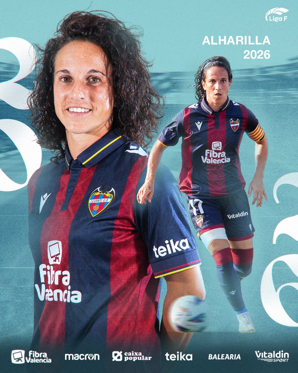 📰🖊️ Alharilla (@alharillababy) renueva su contrato con el @LevanteUD ©️ Disfrutaremos a nuestra capitana por dos temporadas más Alha, eres 𝐎𝐫𝐠𝐮𝐥𝐥 𝐆𝐫𝐚𝐧𝐨𝐭𝐚 💙❤️ ➕ INFO: 1909.es/feUQ4