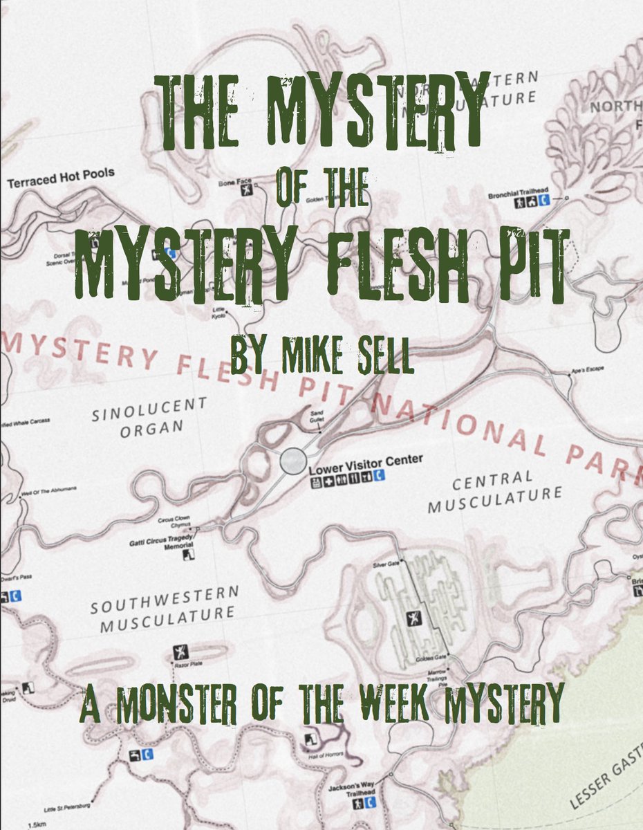 mike_sell's tweet photo. "The Mystery of the Mystery Flesh Pit," a Monster of the Week adventure set in Trevor Roberts' pullullating, viscous Mystery Flesh Pit. Come for the broken philosophy, stay for the amniotic lattes! Free to play at
https://t.co/zW77GA99l9 https://t.co/39peb7mzaj