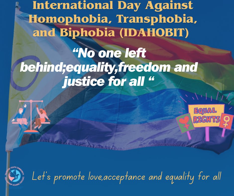 On this day ,we stand against homophobia, biphobia, interphobia, and transphobia.#IDAHOBIT2024