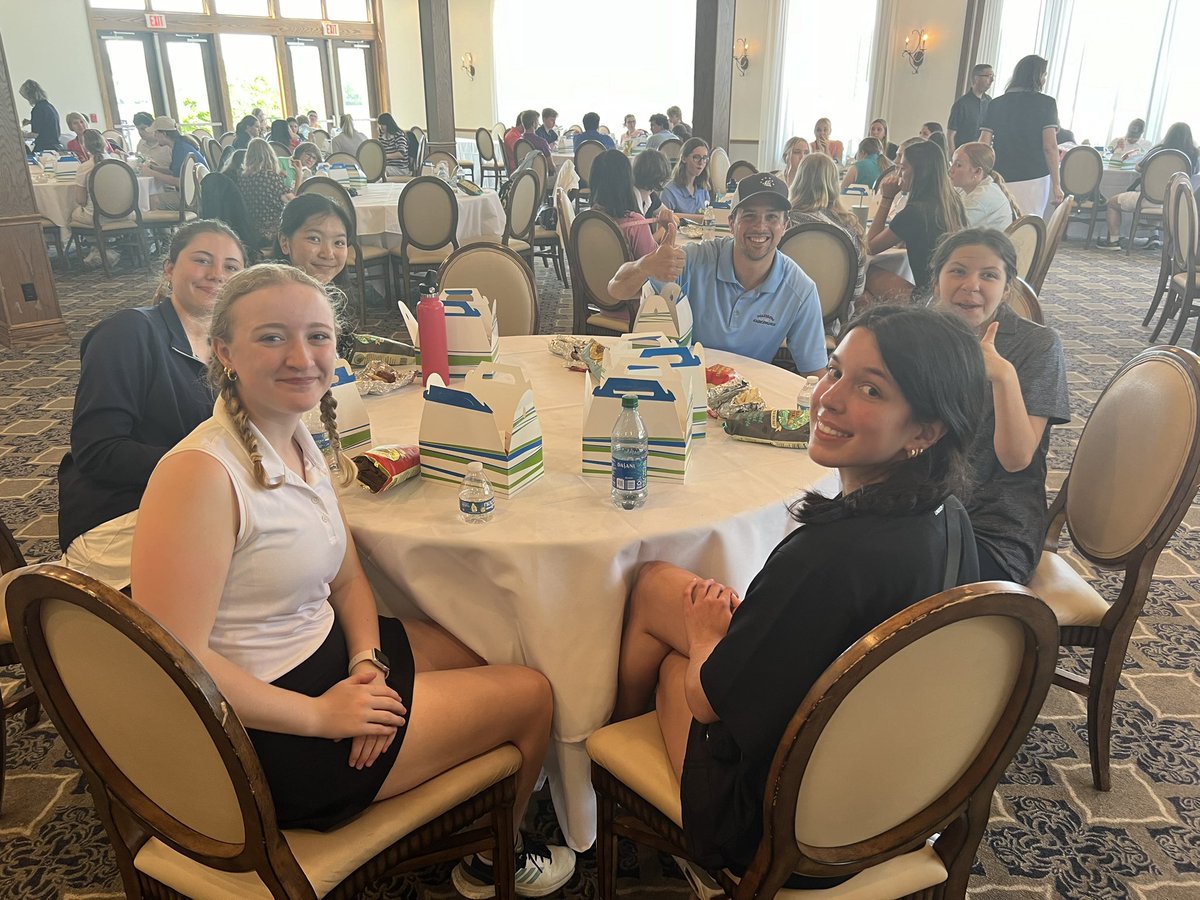 Such a wonderful combination of students today…working together during a golf scramble at Lake Forest. This is an inclusive opportunity for our sociology students to play golf, laugh, and eat with students from our Special Education Classrooms.