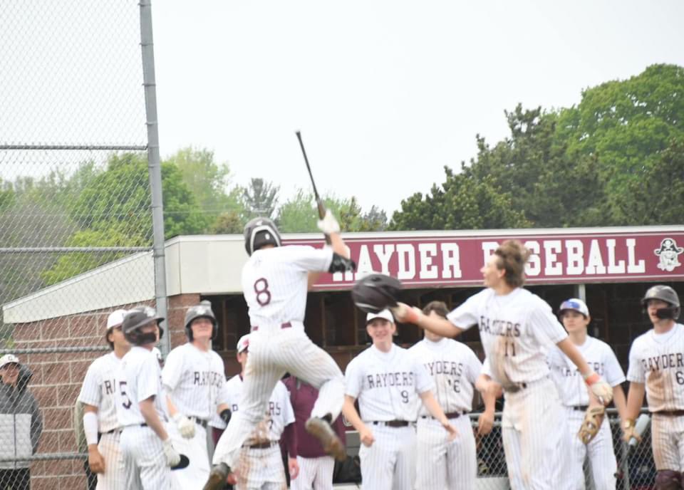 Charlevoix Rayders Baseball (@chxraydersbsb) on Twitter photo 2 shutout wins last night, 5-0 and 8-0 over EJ. 
Gm1 <a href="/Bryce3Johnson/">Bryce Johnson</a> 6IP 3H 3BB 7K W
<a href="/ryanpearl40/">Ryan Pearl</a> 2H
<a href="/OwenWaha/">Owen Waha</a> 1H 2RBI
<a href="/Aiden_Speigl/">Aiden Speigl</a> 1H 1RBI
<a href="/VincentLemerand/">Vincent H. Lemerand</a> 1H 1RBI
Gm2 Waha 5IP 0H 1BB 7K W
<a href="/troynickel1013/">Troy Nickel</a> 2H 2RBI
Speigl 2H 3RBI HR Lemerand 2H
<a href="/emmett_bergmann/">Emmett Bergmann</a> 1H 1RBI 
Waha 1H 2 shutout wins last night, 5-0 and 8-0 over EJ. 
Gm1 <a href="/Bryce3Johnson/">Bryce Johnson</a> 6IP 3H 3BB 7K W
<a href="/ryanpearl40/">Ryan Pearl</a> 2H
<a href="/OwenWaha/">Owen Waha</a> 1H 2RBI
<a href="/Aiden_Speigl/">Aiden Speigl</a> 1H 1RBI
<a href="/VincentLemerand/">Vincent H. Lemerand</a> 1H 1RBI
Gm2 Waha 5IP 0H 1BB 7K W
<a href="/troynickel1013/">Troy Nickel</a> 2H 2RBI
Speigl 2H 3RBI HR Lemerand 2H
<a href="/emmett_bergmann/">Emmett Bergmann</a> 1H 1RBI 
Waha 1H