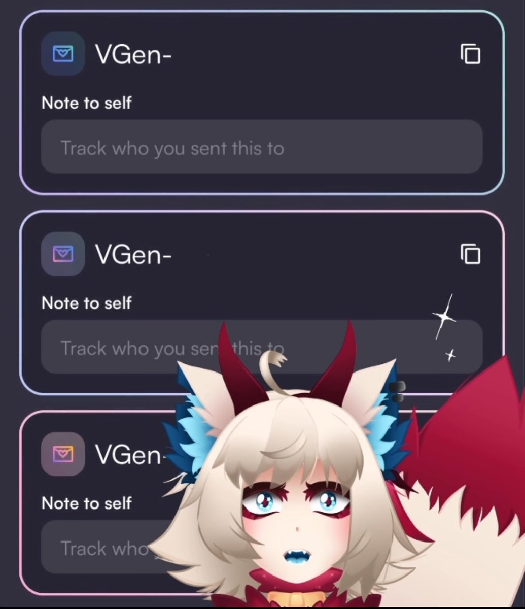 morning morning my sweeties ₊⊹♡

i have 7 new #vgen artist codes !! ⋆⭒˚.⋆

♡  drop your portfolio in the replies
♡  link to your comms
♡  please have your DMs open

#VgenCode