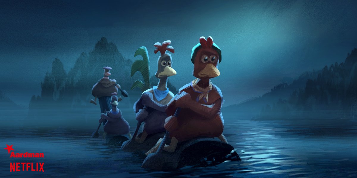 Picture of the Colour Script that I painted for Aardman &amp; Netflix's film "Chicken Run: Dawn of the Nugget".

What a privilege to work on this movie with such a fantastic team!

#colourscript #conceptart #aardman #netflix #chickenrun