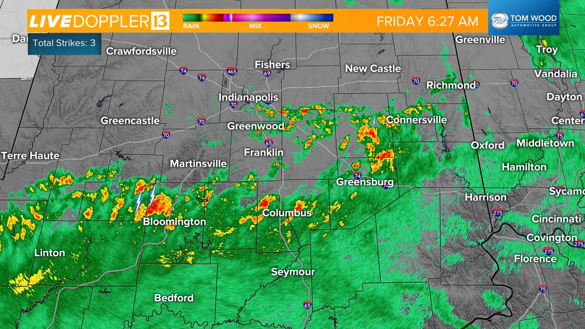 Rain and fog around the area now . We are LIVE with rain time lines and your weekend forecast on #13sunrise.
#13news #13weather