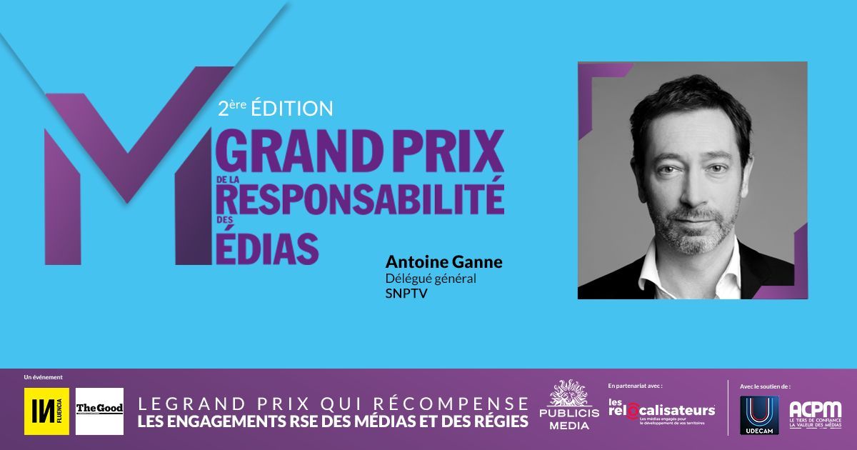 Dernier jour pour candidater au #GPRMedias24 ! 🔹 Antoine Ganne, Délégué général du @Pub_tv, fait partie du jury du Grand Prix de la Responsabilité des Médias ! Candidatez ici jusqu'à 23h59 : …lite-medias.plateformecandidature.com