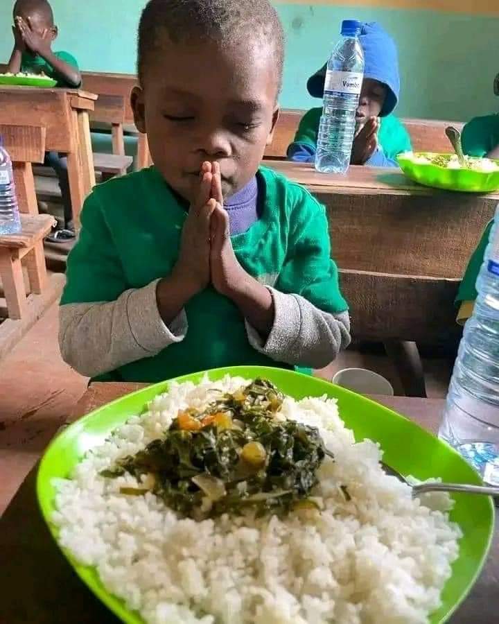 Thank God for every meal, there are many who sleep on an empty stomach.