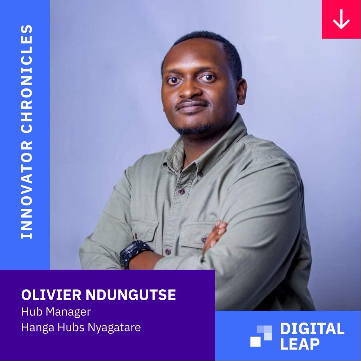 Meet Olivier Ndungutse, a facilitator and hub manager at Hanga Hubs Nyagatare. He has mentored over 60 young innovators, helping them turn their ideas into practical solutions. Read more: linkedin.com/feed/update/ur… #InnovateRwanda #DigitalLeapRwanda #InnovationChronicles