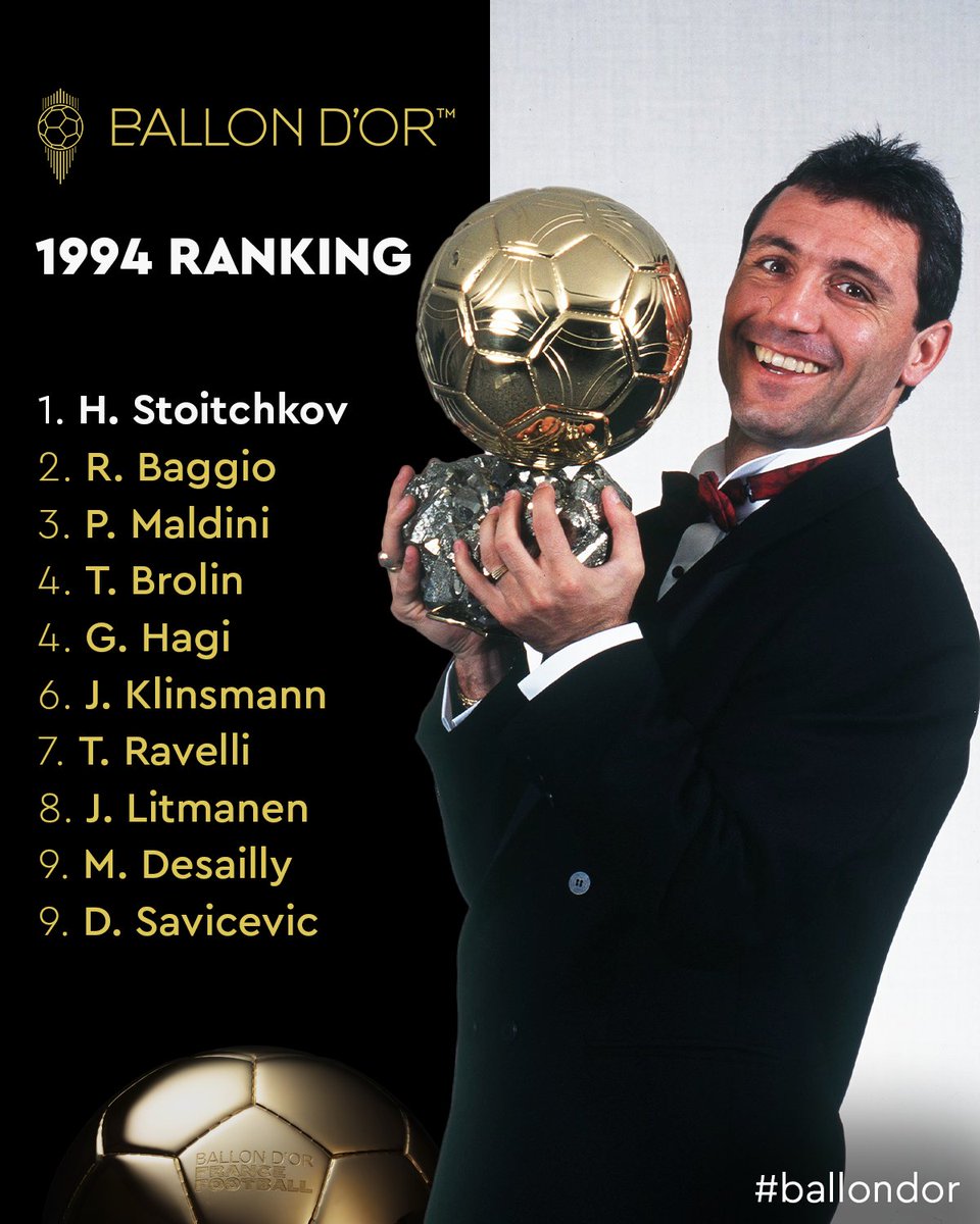 The 1994 Ballon d'or 🏆