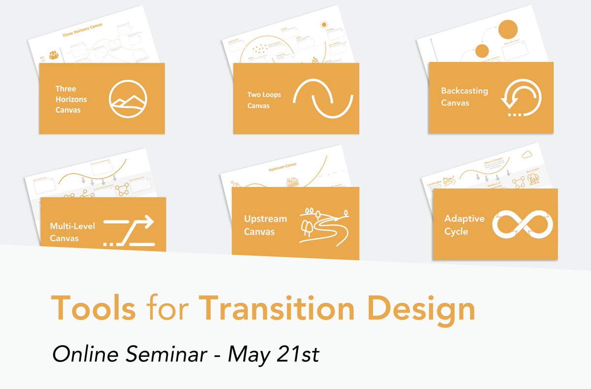 Our next Seminar at Si is happening in just four days - this one is to help you explore and learn to use the various tools for transition design. Full info and booking here: t.ly/aKuoQ Find the canvases we will be learning to use here: t.ly/UZdla