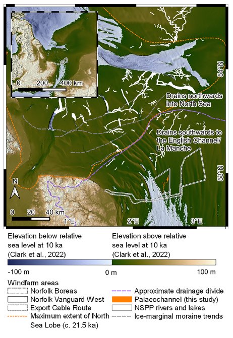 Great use of new datasets and integrated approaches to explore Holocene transgression in southern North Sea. This from Eaton et al.