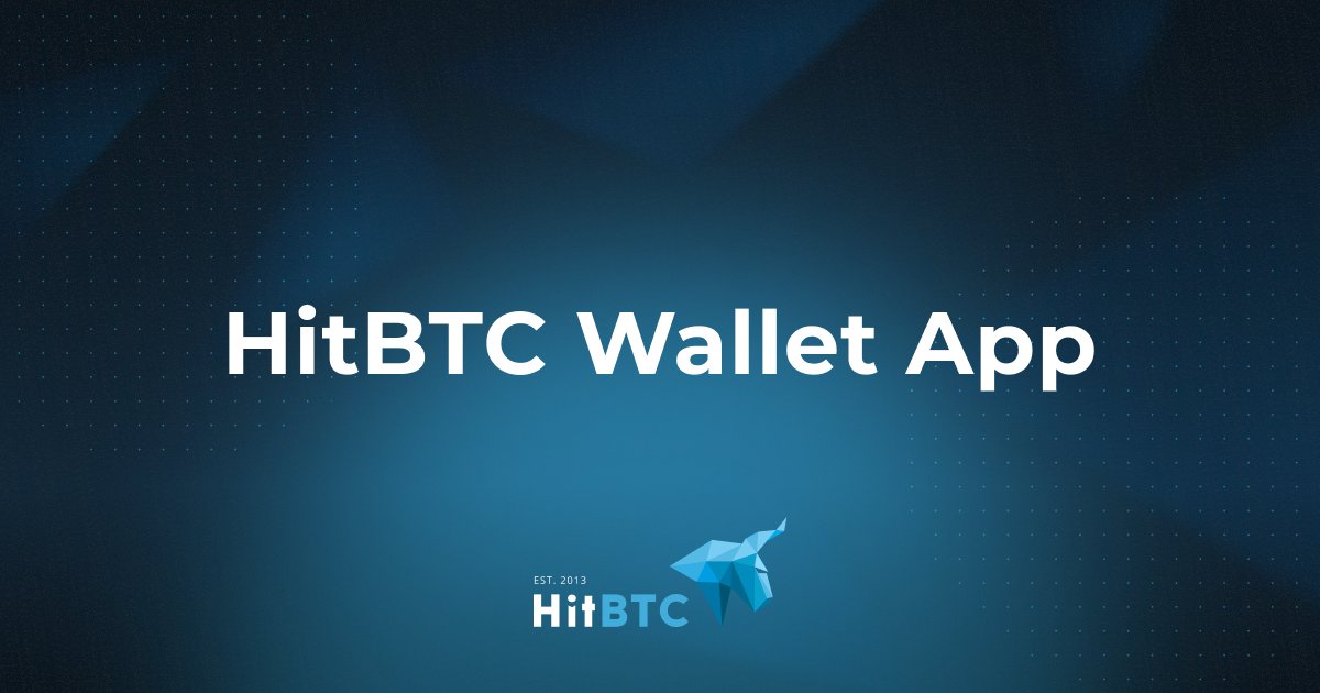 Download the HitBTC Wallet App and convert your coins and tokens into other crypto assets with a single tap inside the app. Buy, watchlist, send, and receive 600+ popular coins and tokens. Download for iOS: apps.apple.com/us/app/hitbtc-… Android: play.google.com/store/apps/det…