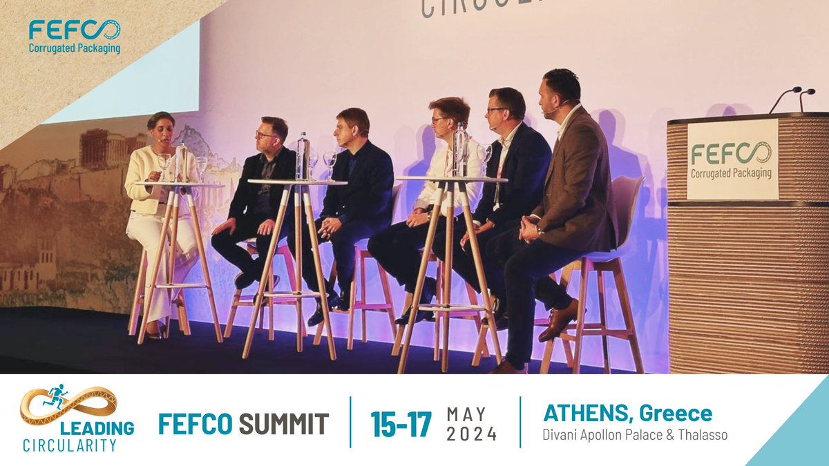 Greg Dawson, Director of Corporate Affairs at @dssmithgroup, explained during the panel on engaging European audiences how the #corrugated #cardboard sector has the most credible and strongest story on #sustainability—this is a massive advantage for our sector. #FEFCO2024