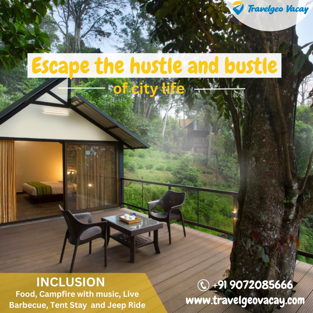 Escape the Hustle and Bustle of City Life with TravelGeoVacay's Tent Staycation! 🏕️🌿

For more Enquiries:
☎-  +91 9072085666
👇Chat with us:👇
💬  wa.link/em813a

#travelgeovacay #tentstay #staycation  #NatureLovers  #tenthouse #tentagram #travelagency #Explore