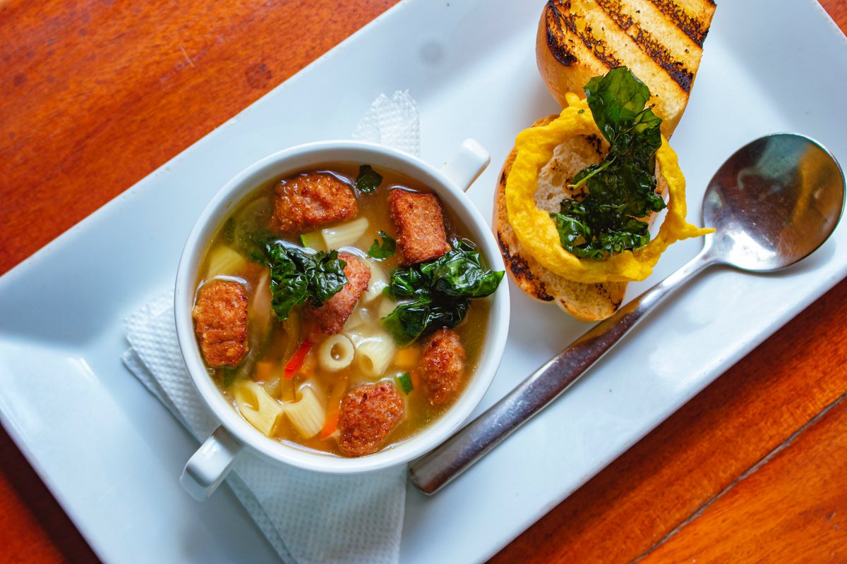 Soup lovers, if you haven't had our SAUSAGE AND KALE MINESTRONE, you're missing out! For reservations or orders, ☎️: 0758809187 #TheHickory #MayChefSpecials