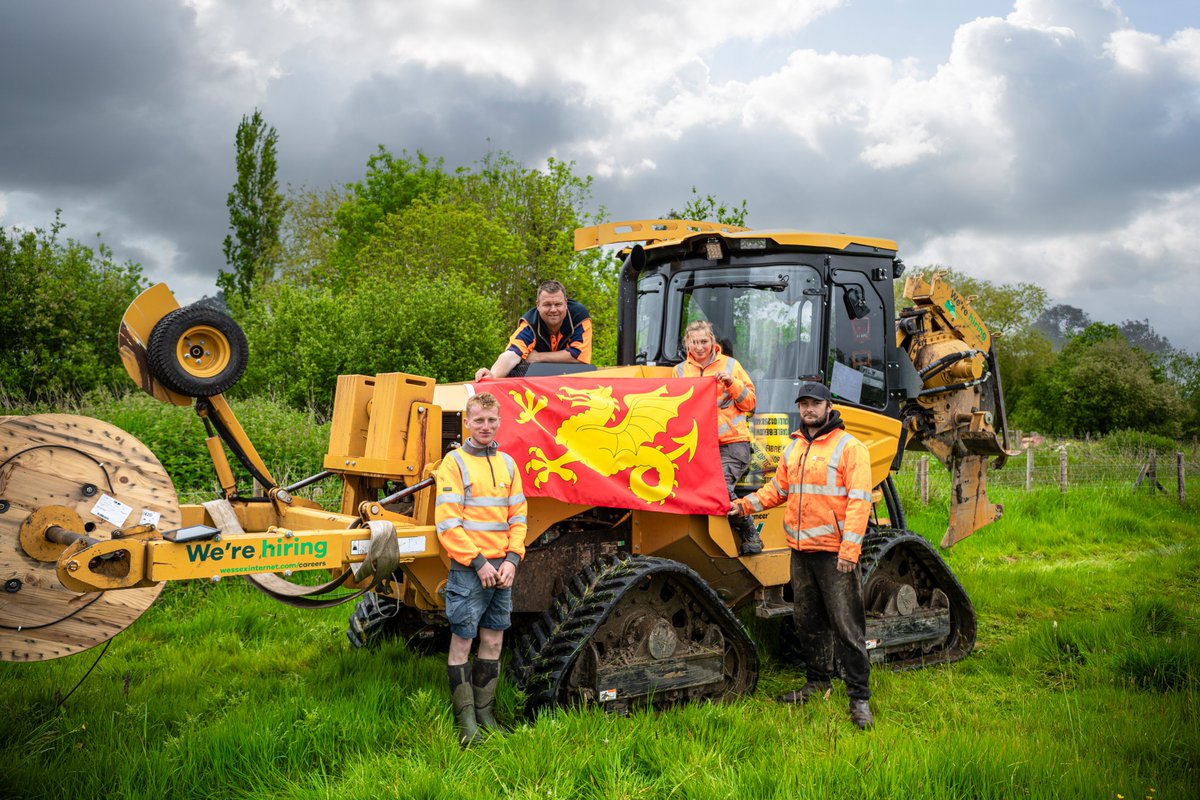 ❤️ Happy #WessexDay! 💛 Today we celebrate the rich history, culture, and community spirit of the Wessex region. To mark this special day, our teams are proudly waving the Wessex flag. #WessexInternet #WessexDay2024 #Wessex #FullFibreBroadband #WessexRegion