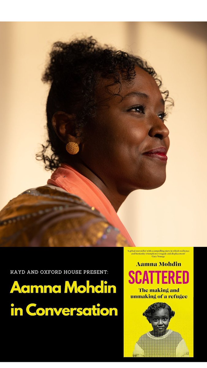 Join us for the launch of “Scattered” by Aamna Mohdin on June 8th at Oxford House, hosted by Kayd! Aamna will share her powerful journey as a refugee and discuss themes of identity, family and resilience. 🔖 Saturday, June 8 · 6:45 - 8:30pm 🏠 Oxford House Bethnal Green