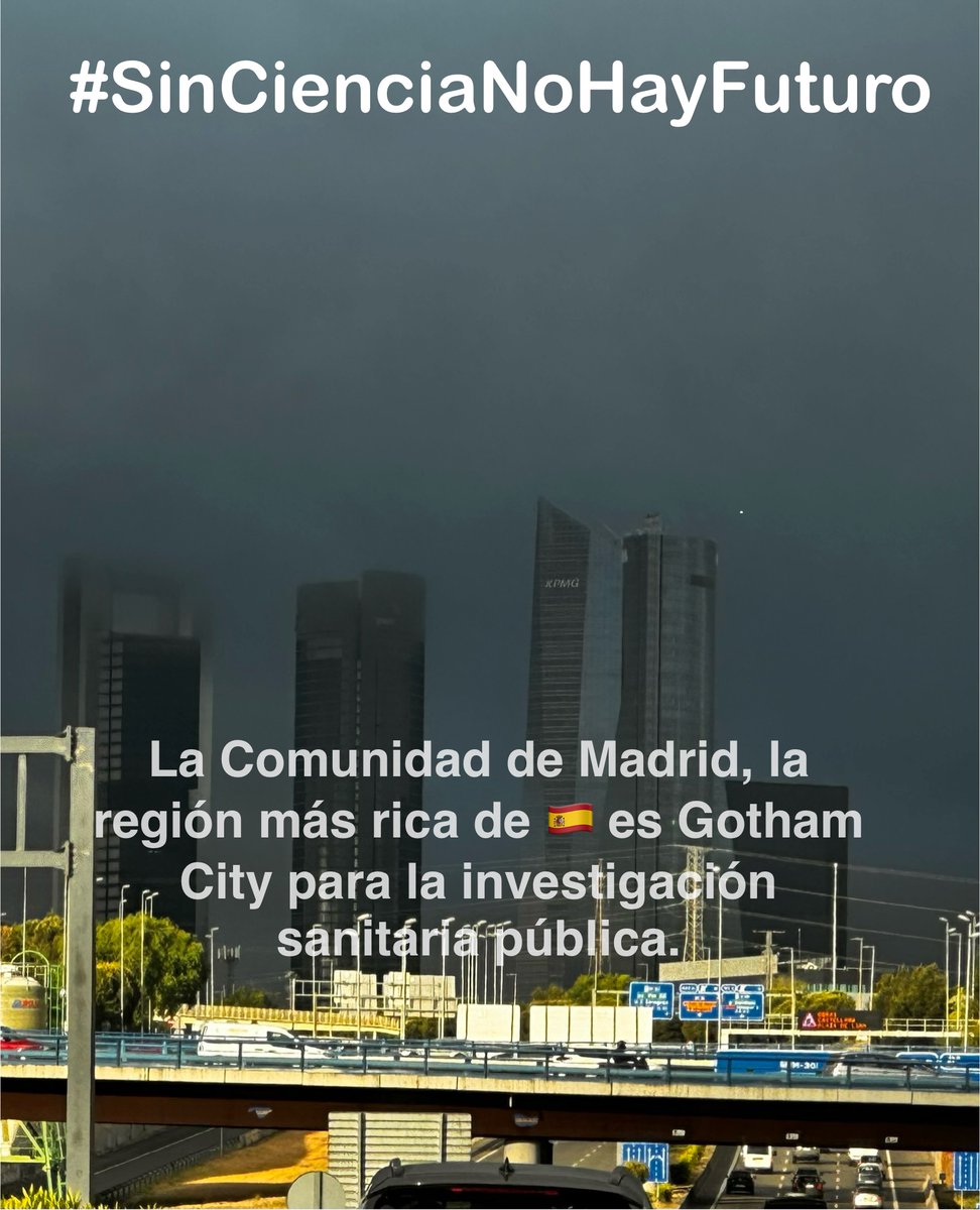 🔬Lxs profesionales de Investigación Sanitaria pública @ComunidadMadrid siguen esperando a que el Gobierno @ppmadrid @IdiazAyuso @Inmaidecaceres aprueben Convenio YA‼️ ✨Madrid NO es #Gotham es la región más rica de 🇪🇸 y va a la cola en inversión I+D+i