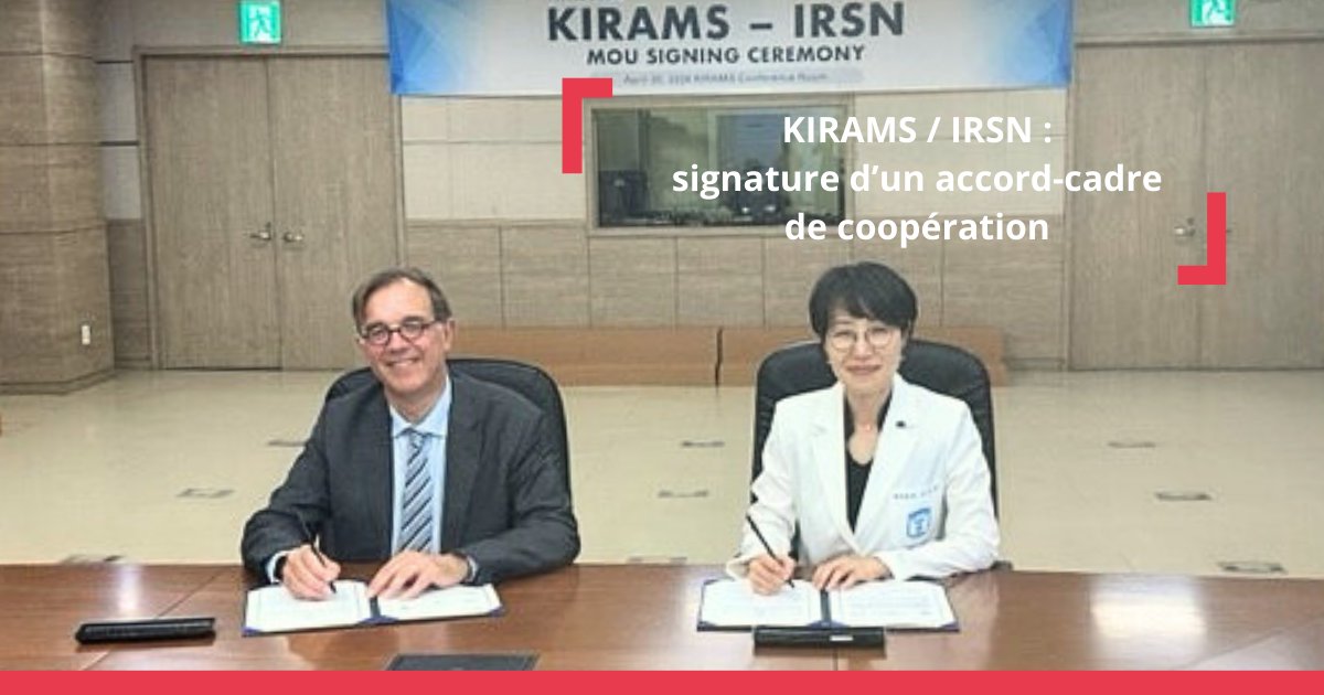 IRSNFrance's tweet photo. 🇰🇷Republic of #Korea | Strengthening our collaborations with Korean organizations in #nuclear #safety (#KINS and @atom_kaeri) and #medical applications (#KIRAMS): IRSN has renewed various #cooperation framework #agreements 👉https://t.co/LySQibK83g https://t.co/XNY1FxoHGa