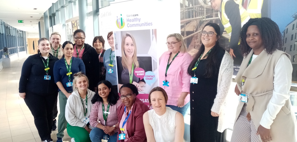 Great engagement from the H-Dip in Midwifery Post Graduate Students at the #MakingEveryContactCount (#MECC) skills workshop in the Centre of Midwifery Education at #CUMH yesterday.
