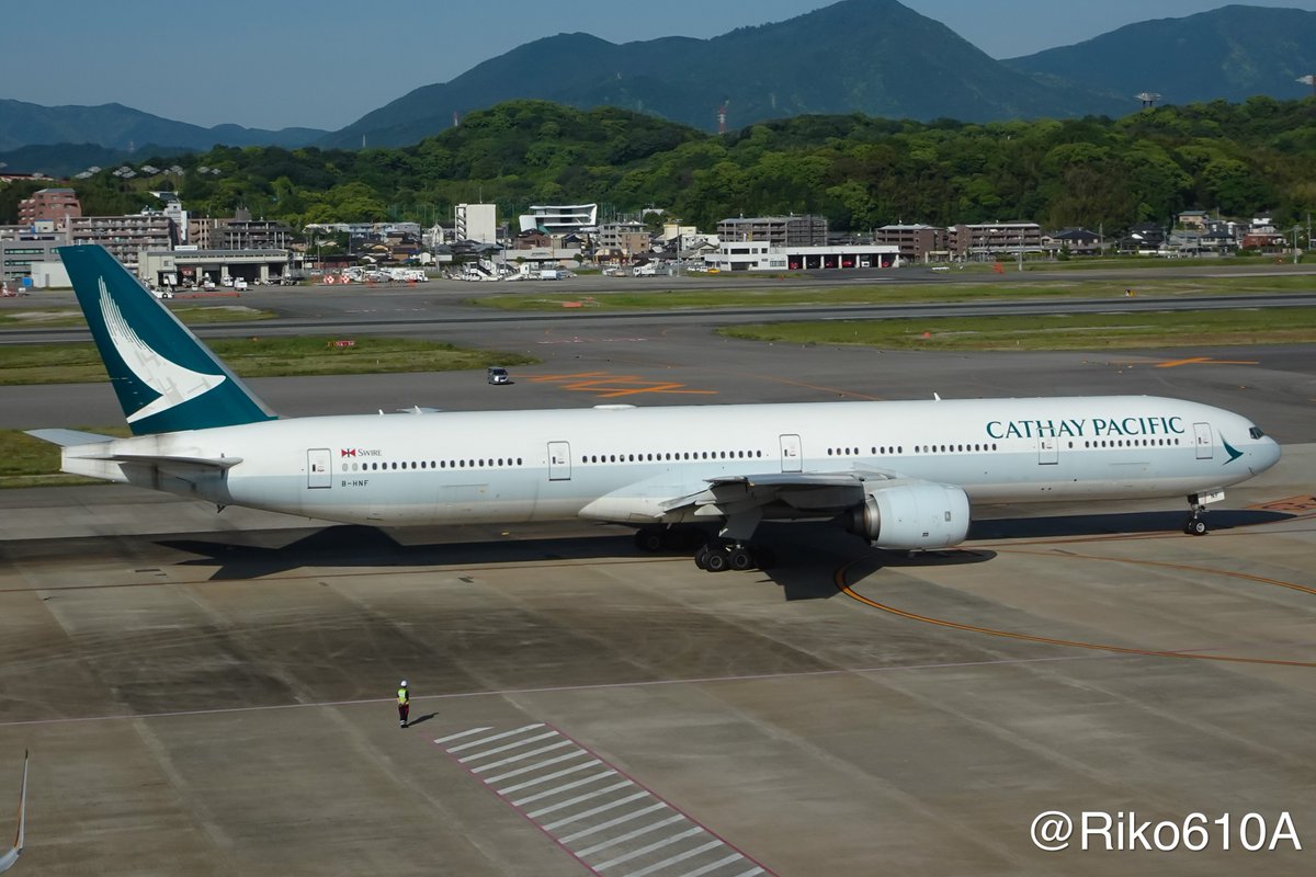 B-HNF
Cathay Pacific BOEING777-300
2024/05/17 CX589 (FUK ✈︎ HKG)
本日は773の生産2号機が飛来。