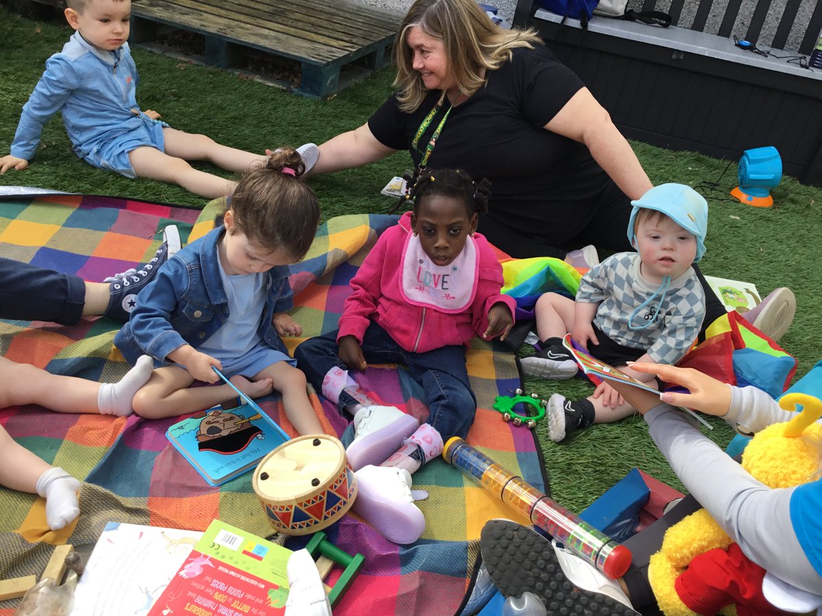 Today’s lovely Bookbug session was in our garden.
#bookbug  #realisingtheambition #learningthroughplay #literacy #welovebooks #earlyyears  @Kilpatrickscho1