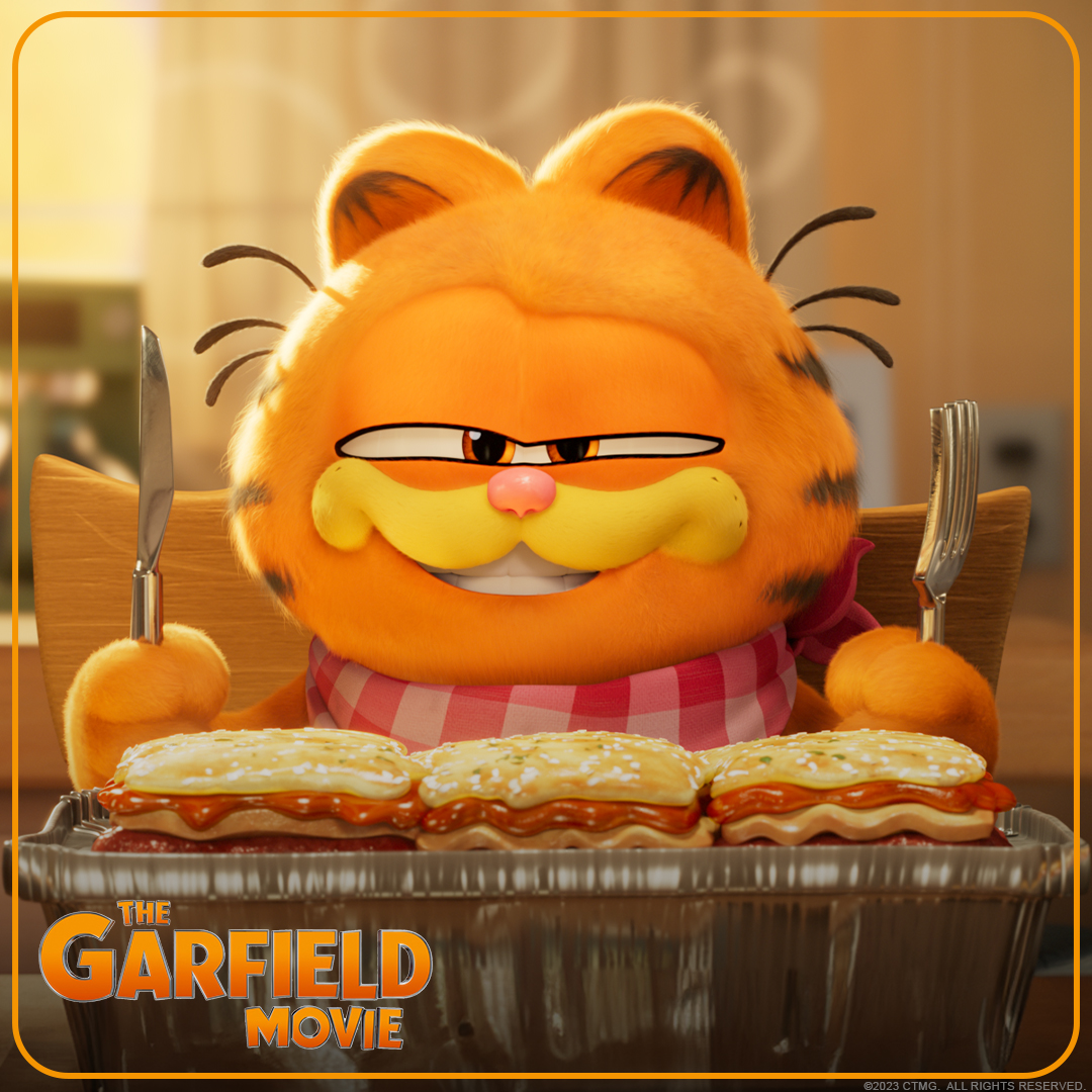 is it acceptable to eat lasanga for breakfast? asking for a friend. #GarfieldMovie
