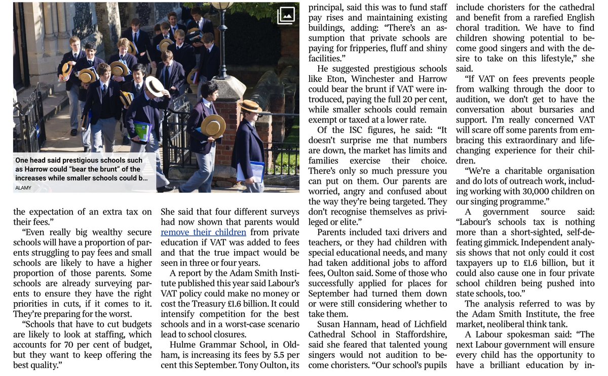 GuyS1250's tweet image. Labour’s war on private schools will end up costing the government as schools close and parents unable to afford the increased fees will take places in the state sector. Sadly, the supposedly reformed Labour has decided to prioritise the class war ahead of the class room. Only…