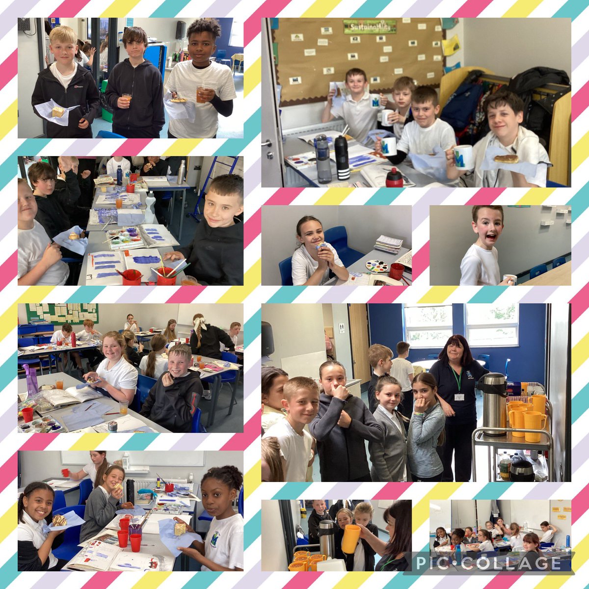Mesne Lea (@mesne_lea) on Twitter photo Another day, another treat. This time, Mrs Myall’s famous cakes, iced tea and a good old brew. Thoroughly well-deserved! <a href="/MrsFaulkner_ML/">Mrs Faulkner</a> <a href="/MissOsborn_ML/">Miss Osborn</a> 🫖 🍰 Another day, another treat. This time, Mrs Myall’s famous cakes, iced tea and a good old brew. Thoroughly well-deserved! <a href="/MrsFaulkner_ML/">Mrs Faulkner</a> <a href="/MissOsborn_ML/">Miss Osborn</a> 🫖 🍰
