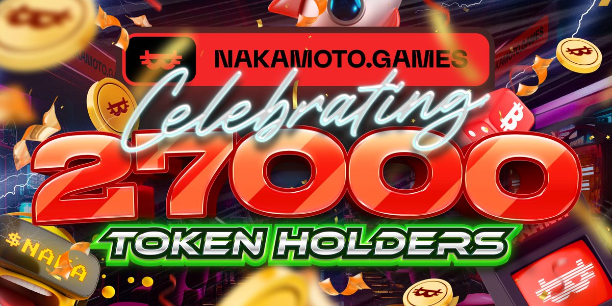 Nakamoto Games celebrates a new all-time high of token holders. More than 27,000 individuals have joined the #NAKAFAM, building the best #GameFi community in the industry. Another milestone within our journey, excited for the rest of 2024! $NAKA #BUIDL