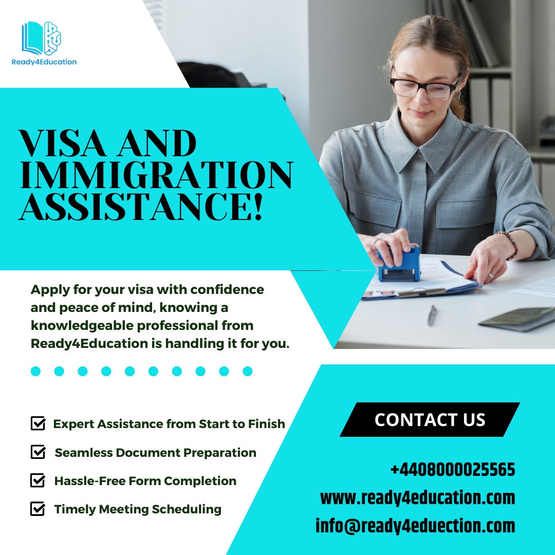 Navigating #Visa & #Immigration Made Easy with #Ready4Education! Learn more visit at ready4education.com
#StudyInUK
#UKEducation
#UKVisa
#StudentVisaUK
#UKUniversities
#UKStudentLife
#StudyAbroadUK
#UKImmigration
@SpaceX @X 
#HigherEducationUK
#UKStudentSupport
#UKColleges