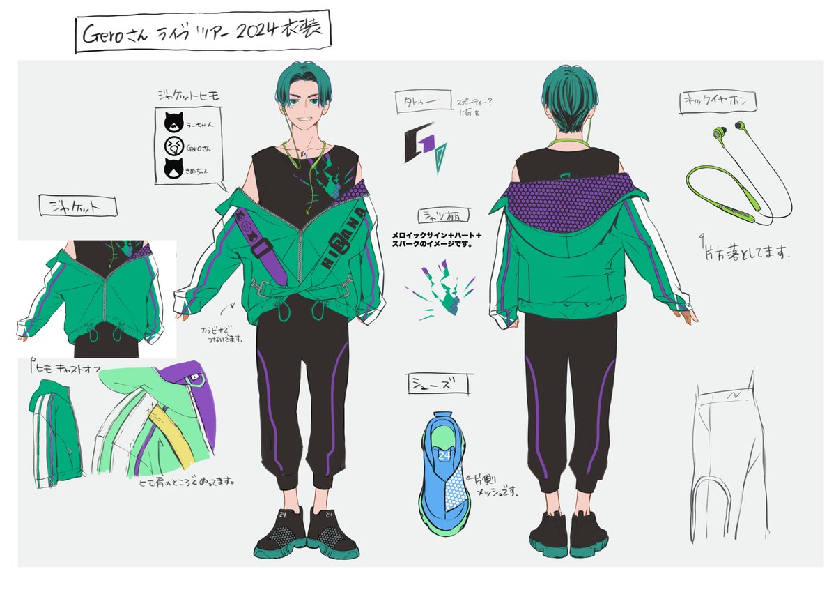 Gero サイン入りキービジュアルポスター 察しの通り47➕のかわかわポスター、全て手書き手バリで全箇所作って