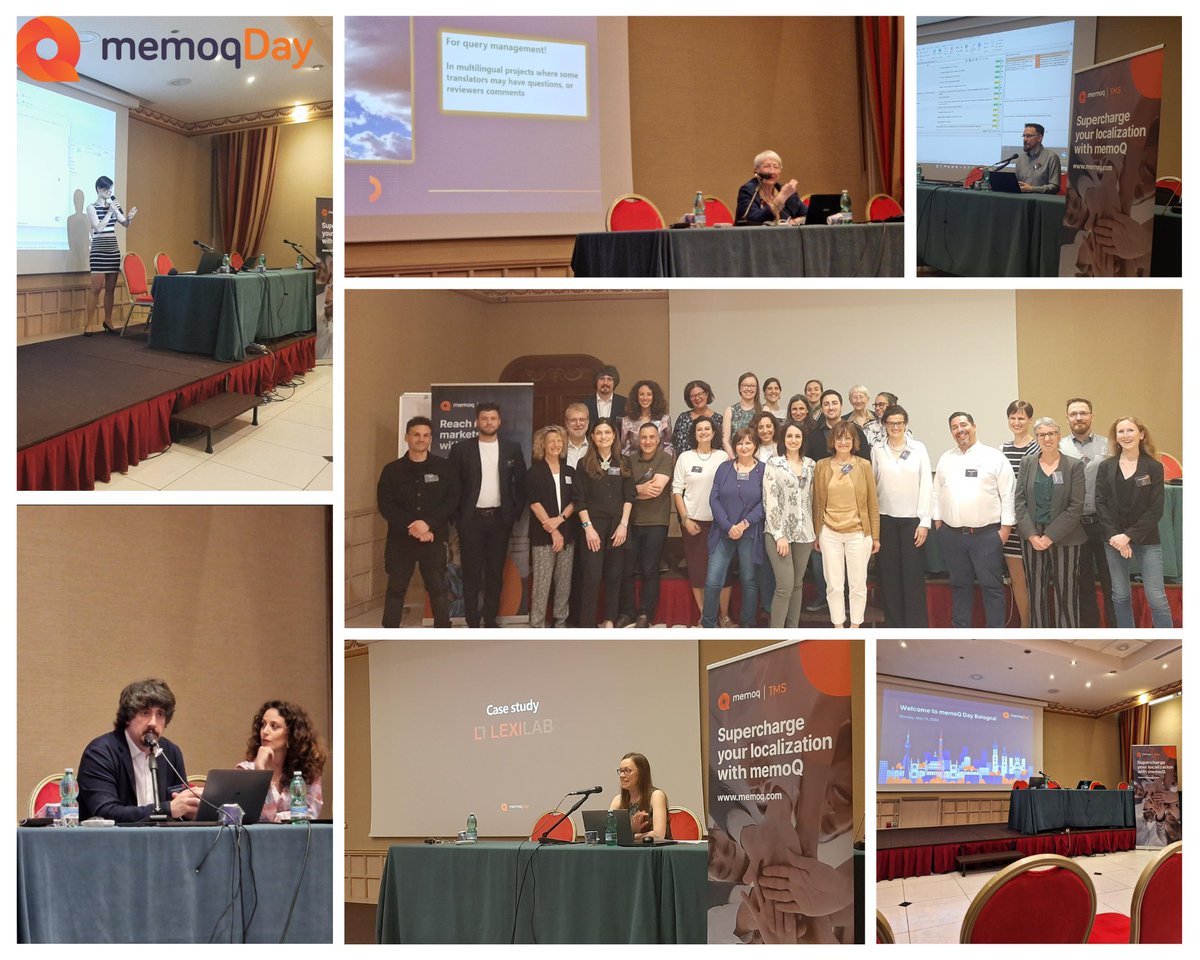 Grazie mille, Bologna! Thank you to our speakers and attendees for making this #memoQDay a success! We appreciate your presence!
