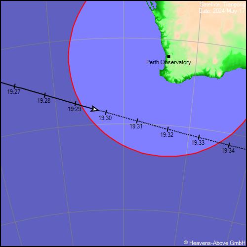 #Perth #WA the Chinese Tiangong Space Station will fly over at 7:29 pm

#perthnews #perthevents #wanews #communitynews #westernaustralia #perthlife #perthtodo #perthhappenings