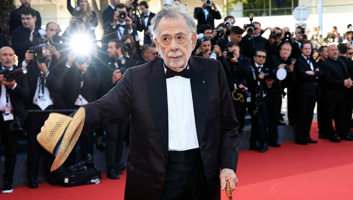 Francis Ford Coppola : 'Je n'ai pas fait de film depuis 20 ans parce que je l'ai choisi' ➡️ l.franceinter.fr/cPT 'Le parrain du cinéma' était au micro d'@AliBaddou dans #Le57Inter #Cannes #Megalopolis