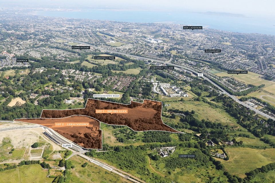 Great news today… Dun Laoghaire Rathdown County Council has bought land at Lehaunstown/Brennanstown for the purpose to build approximately 350 social and affordable homes….