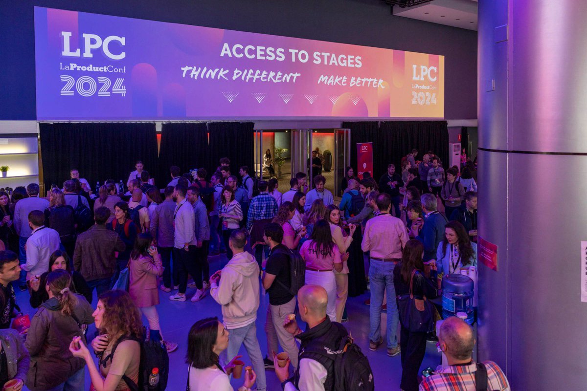 LaProductConfES's tweet image. #productLovers ¿Cómo lo estáis pasando?
Ojalá os sea muy fructífero todo este #networking! 
#LPCMAD24