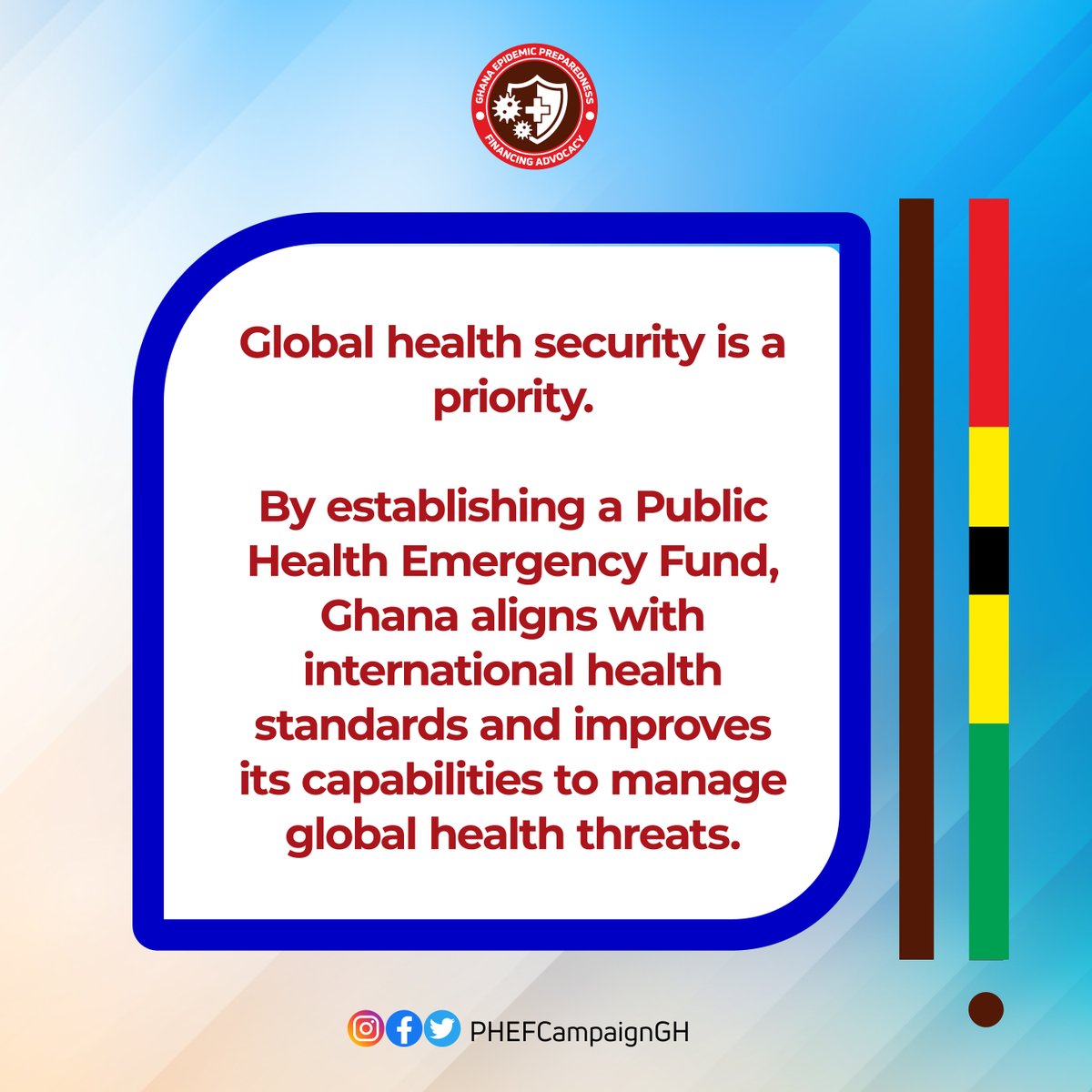 Aligning with global health standards isn't just about prestige—it's about providing the best possible care for every Ghanaian. A Public Health Emergency Fund would place Ghana at the forefront of global health, enabling us to respond more effectively to health crises and protect