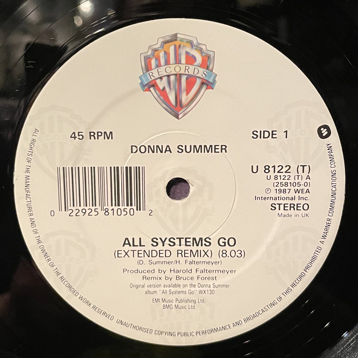 ほな12いこか
DONNA SUMMER / All Systems Go [’88 Warner Bros. Records --- U 8122 T]
#DonnaSummer #AllSystemsGo #HaroldFaltermeyer #listeningbar #vinylbar #musicbar #レコードバー #mhc17052024
youtube.com/watch?v=9SAljx…
